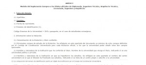 Texto del suplemento europeo al título según el RD de 2003