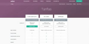 Programa de facturación de Odoo