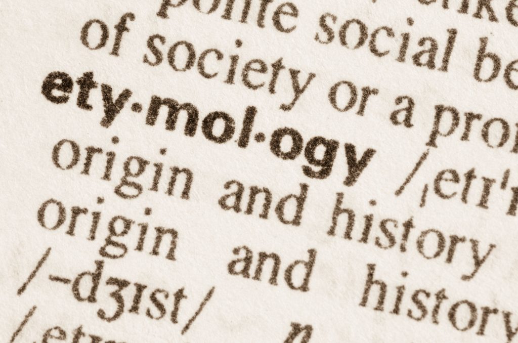 Etimologías curiosas (Parte I)