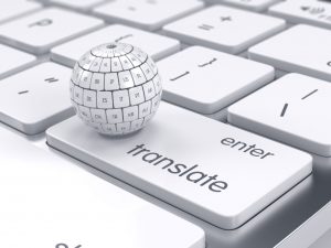 Teclado con tecla de «translate»